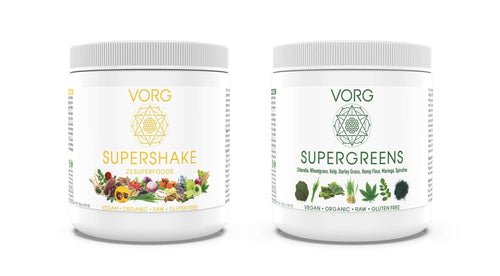 Nutritious SUPERSHAKE for Complete Wellness, Detoxifying SUPERGREENS Blend for Health
