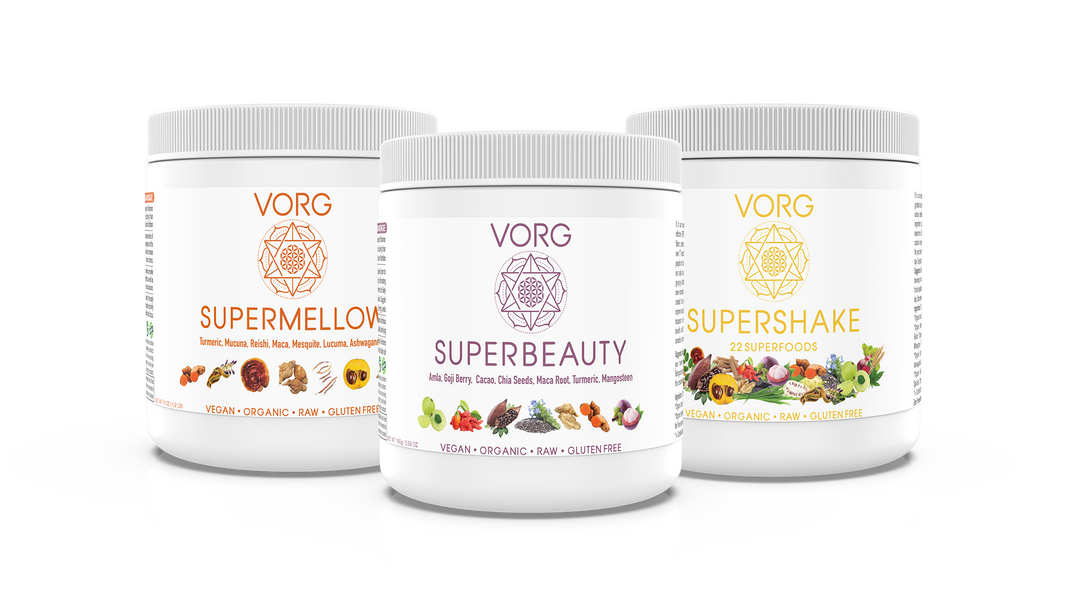 Mind, Body, and Soul Set: A holistic wellness kit featuring SuperShake, SuperBeauty, and SuperMellow for complete health and vitality.