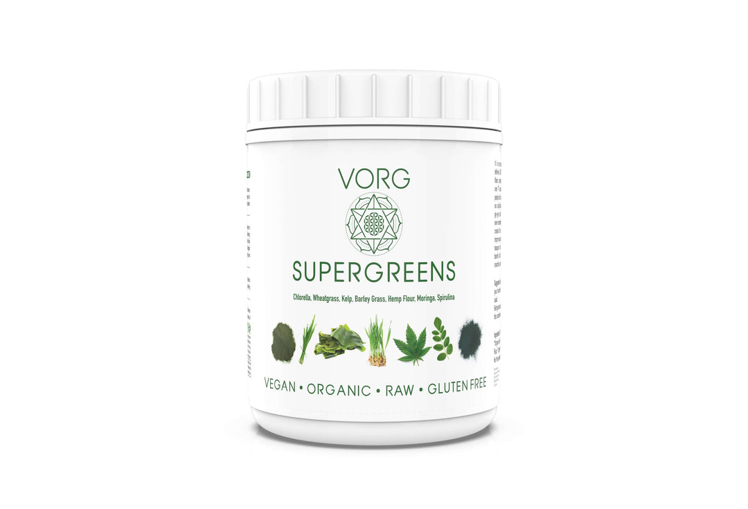 Organic SuperGreens mix for natural detox and vitality