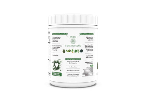 Vibrant health with SuperGreens: packed with antioxidants and vitamins