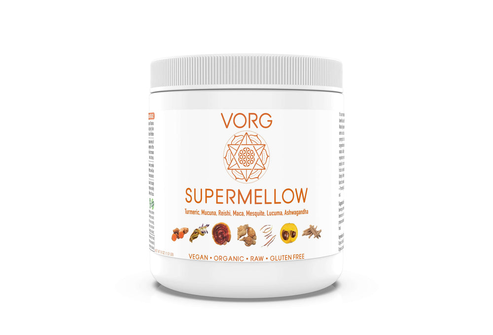 VORG SuperMellow: Natural Stress Relief Blend with Turmeric, Reishi Mushroom